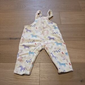 Angel Dear Cream Unicorn Kids Overalls